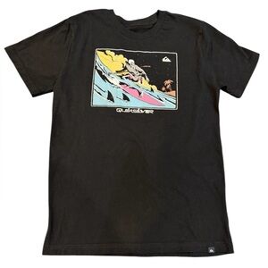Quiksilver Black Surf‎ Graphic Tee